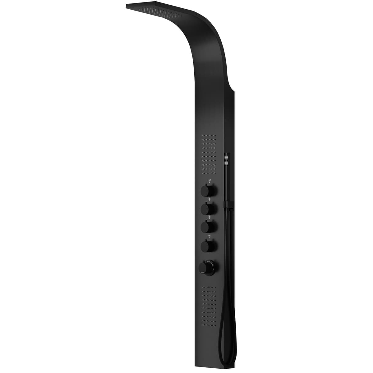 Panel prysznicowy Corsan SAMSARA Mieszacz Czarna stal