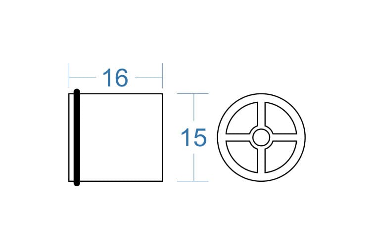 P011 - Zaworek samokontrujący termostatu Corsan