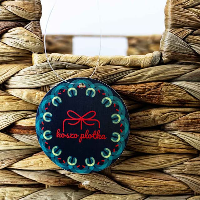 Koszyk hiacyntowy Koszoplotka naturalny 28x18x16h