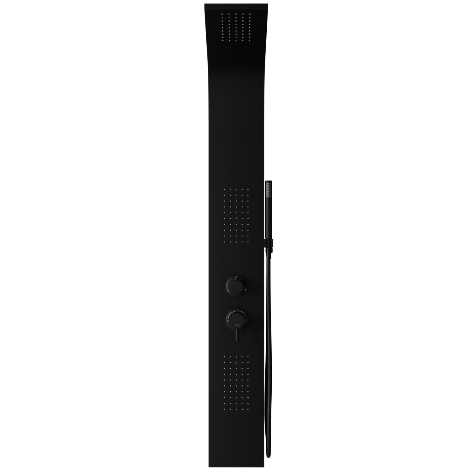 Panel prysznicowy Corsan ALTO Mieszacz Czarny