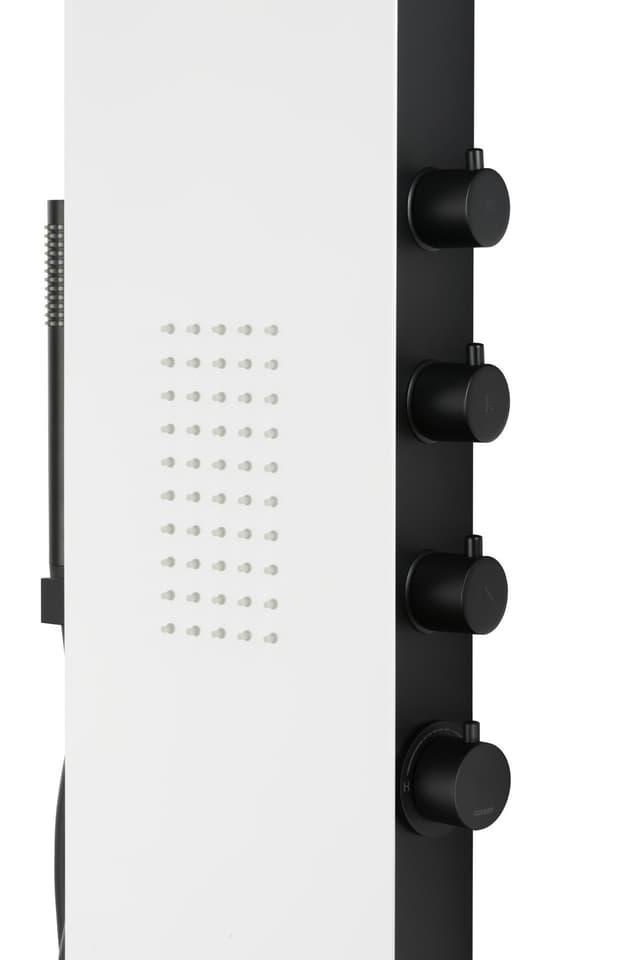 Panel prysznicowy Corsan DUO Mieszacz Biało-Czarny