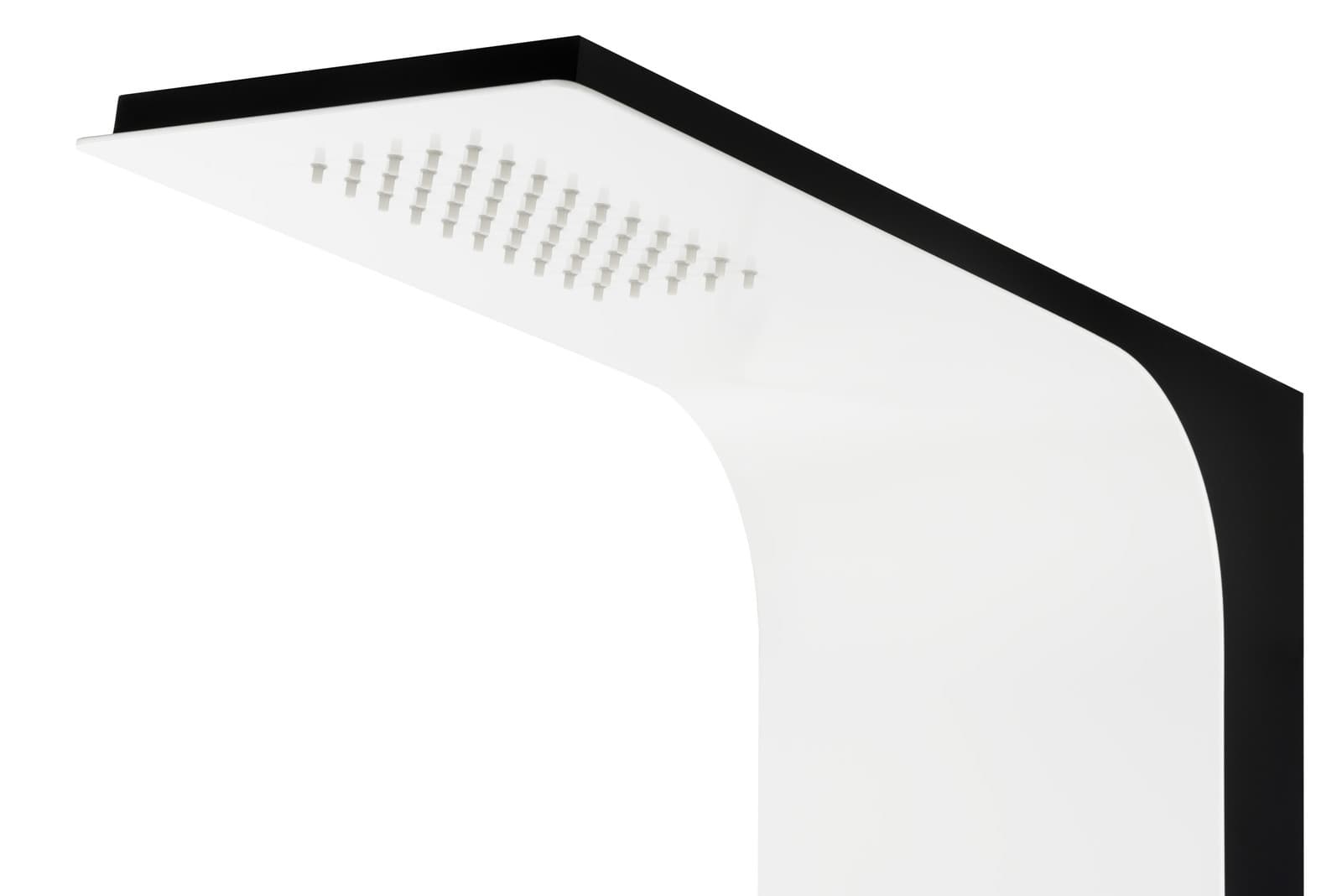 Panel prysznicowy Corsan DUO Mieszacz Biało-Czarny