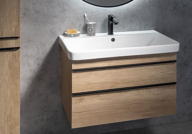 THALIE 80 umywalka meblowa prostokątna 80x46 cm, biała