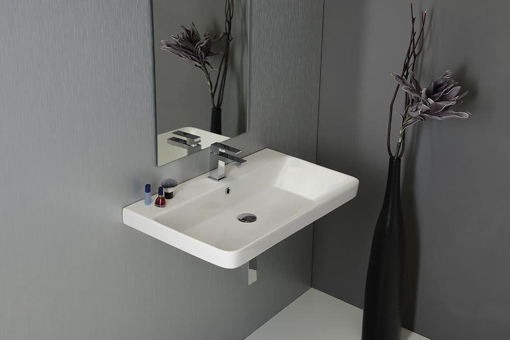 THALIE 80 umywalka meblowa prostokątna 80x46 cm, biała