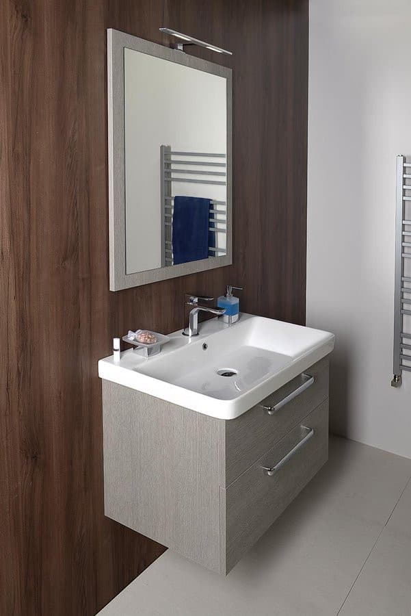 THALIE 80 umywalka meblowa prostokątna 80x46 cm, biała