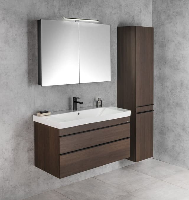 Umywalka meblowa THALIE 105, prostokątna biała 105x46cm
