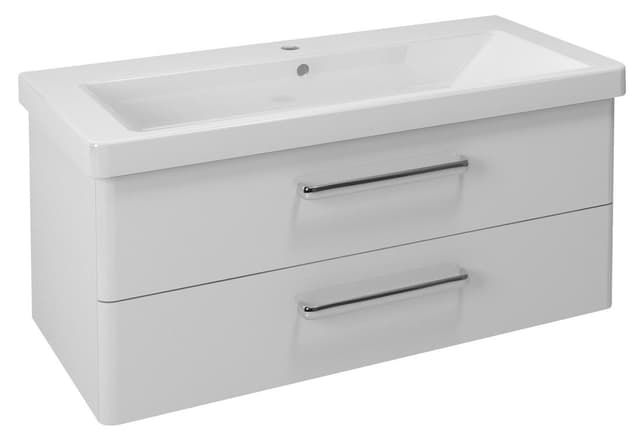 Szafka umywalkowa THEIA 101,4x43,5x44,2 cm z 2 szufladami, biała