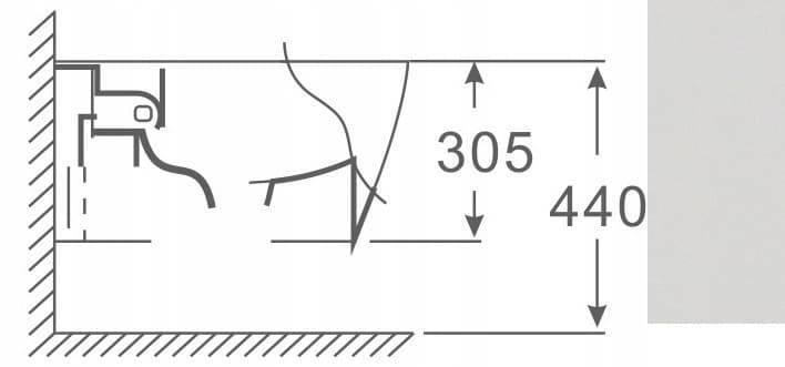 Bidet podwieszany INTERO BS01, ceramiczny