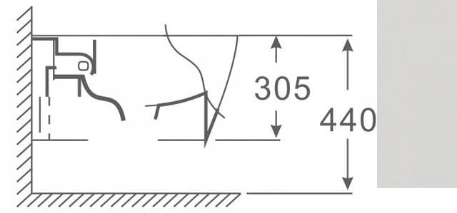Bidet podwieszany INTERO BS01, ceramiczny