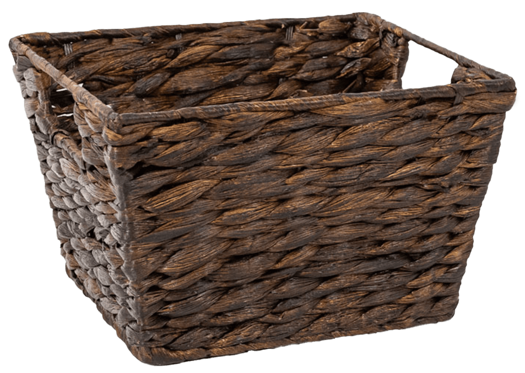 Koszyk hiacyntowy Koszoplotka brązowy 25x22x16h