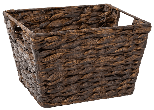 Koszyk hiacyntowy Koszoplotka brązowy 25x22x16h