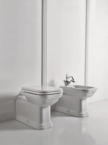 WALDORF misa WC 37x65 cm z odpływem poziomym/pionowym, biały