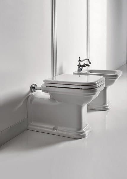 WALDORF misa WC 37x65 cm z odpływem poziomym/pionowym, biały