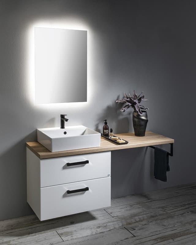VEGA szafka umywalkowa 72x57,6x43,6 cm z 2 szufladami, biała