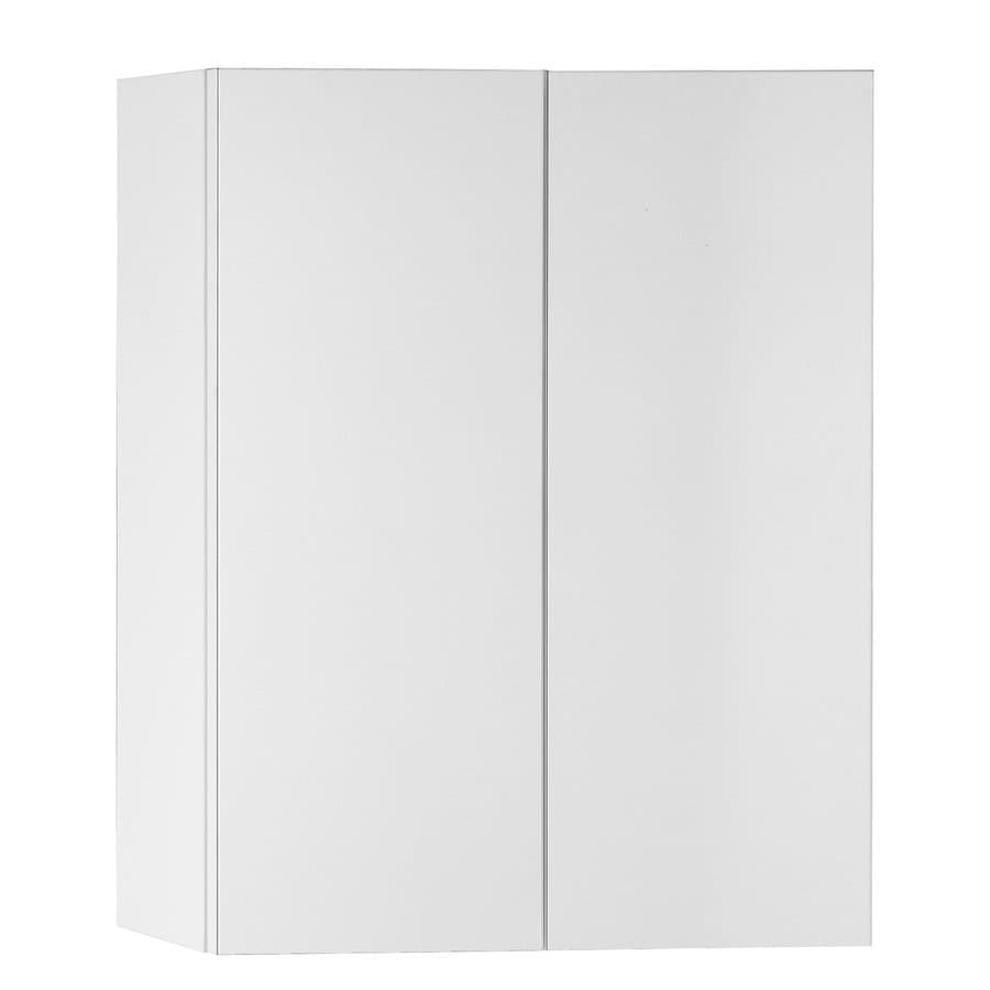 VEGA szafka z lustrem, 60x70x18 cm, biała z zawiasami samohamującymi