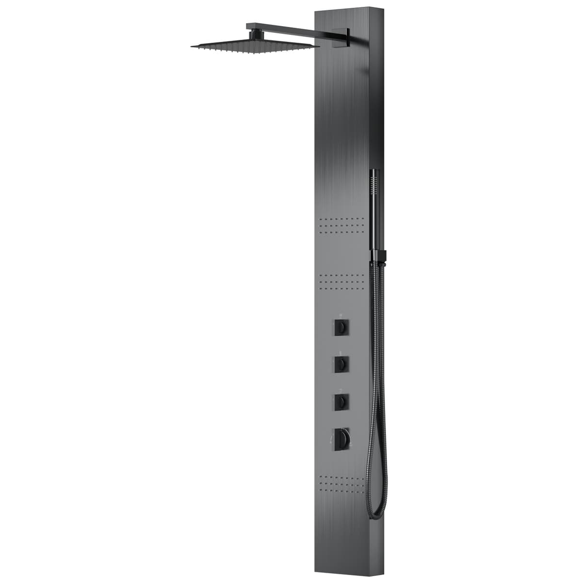 Panel prysznicowy Corsan NEO Mieszacz Stal GunMetal