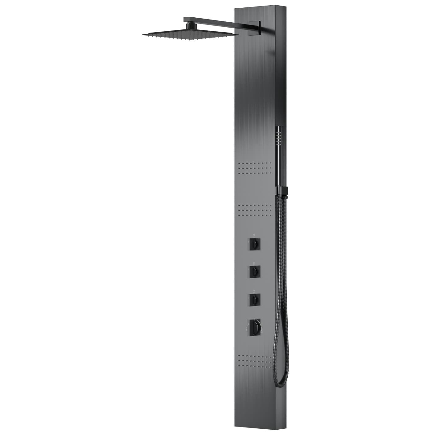 Panel prysznicowy Corsan NEO Mieszacz Stal GunMetal