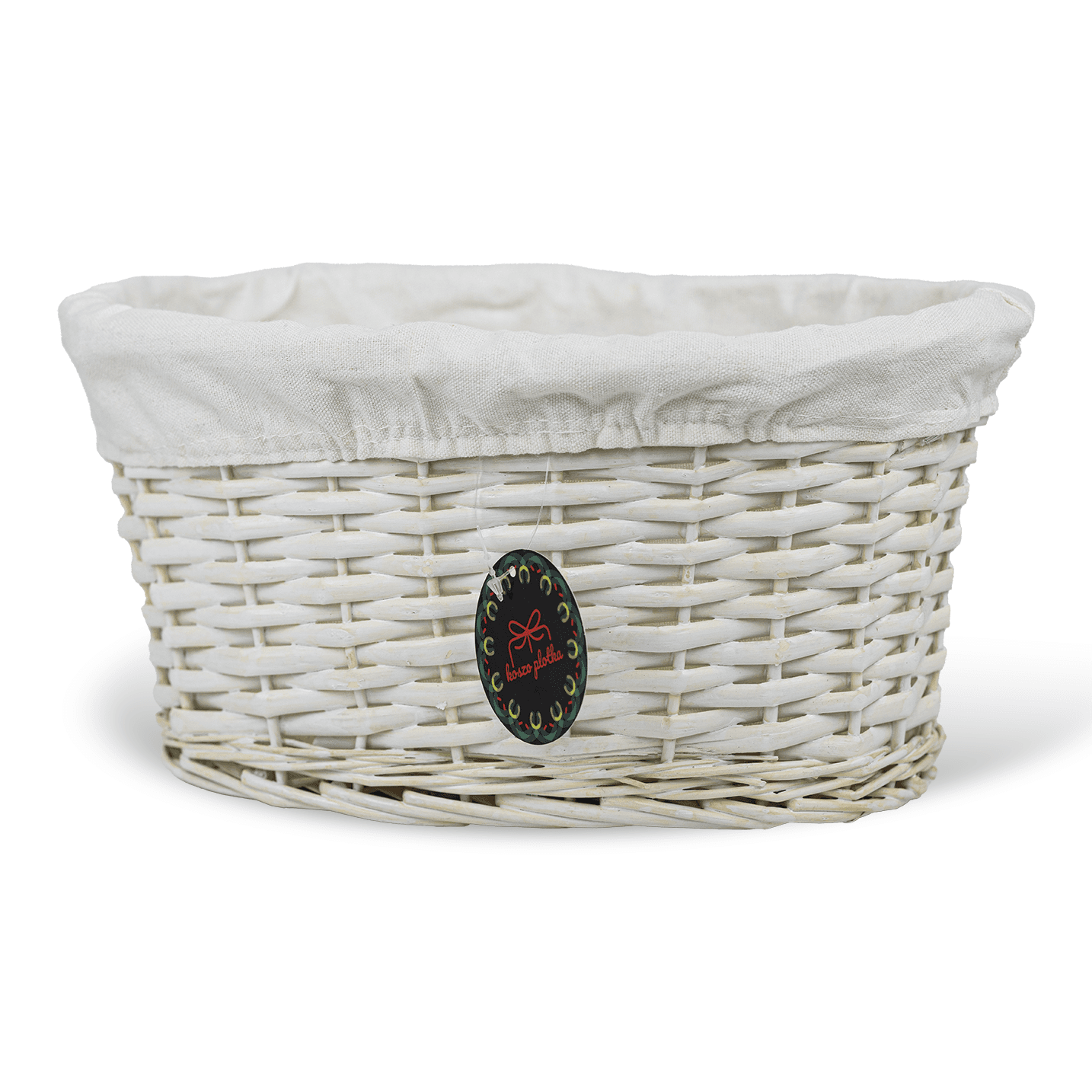 Kosz wiklinowy BIEL 730S owalny 30x20x15