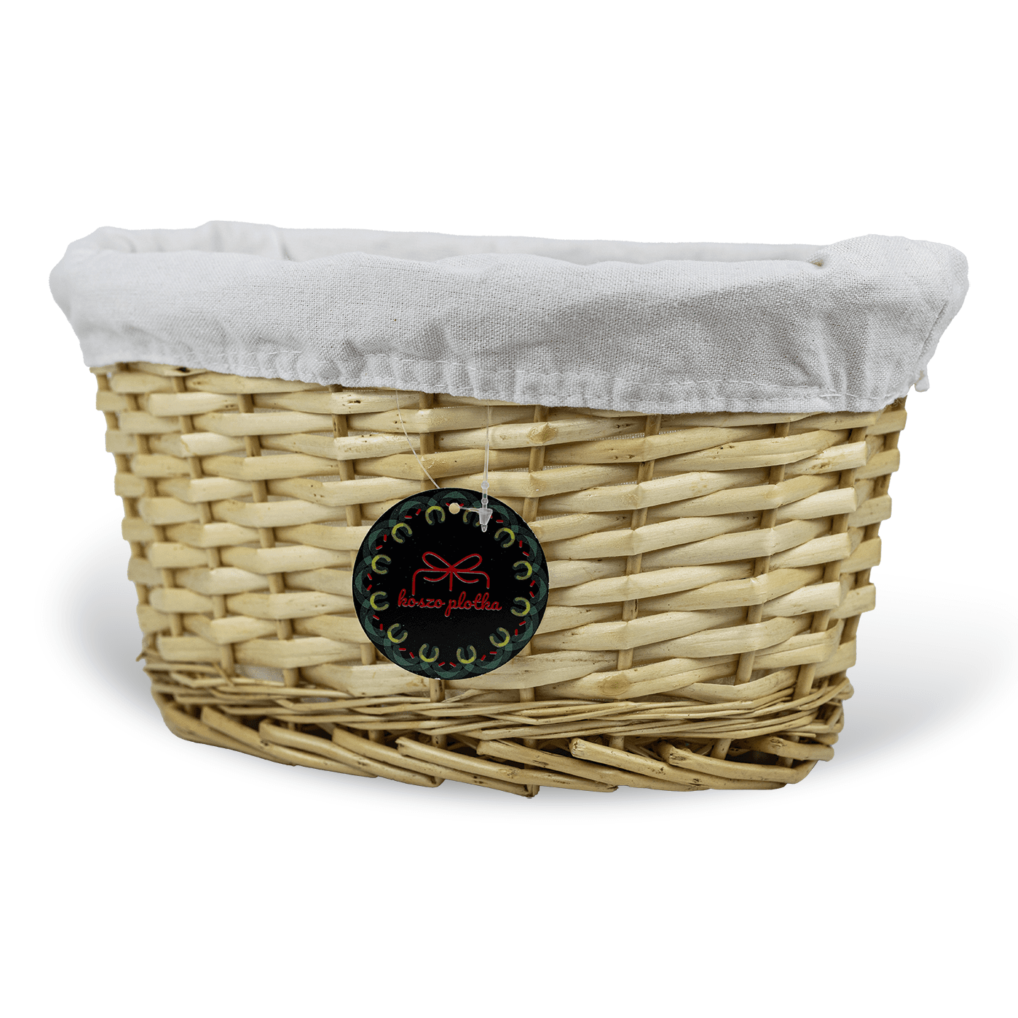 Kosz wiklinowy NATURA 730S owalny 30x20x15