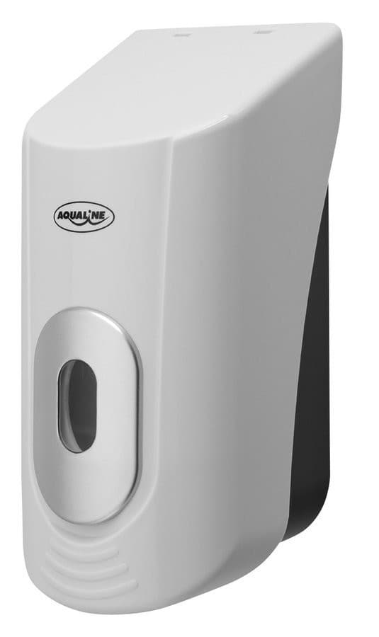EMIKO dozownik płynnego mydła do powieszenia 400 ml, biały, kanciaste
