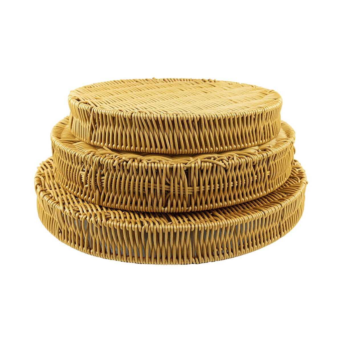 Taca pleciona z technorattanu 020A ⌀40xH5