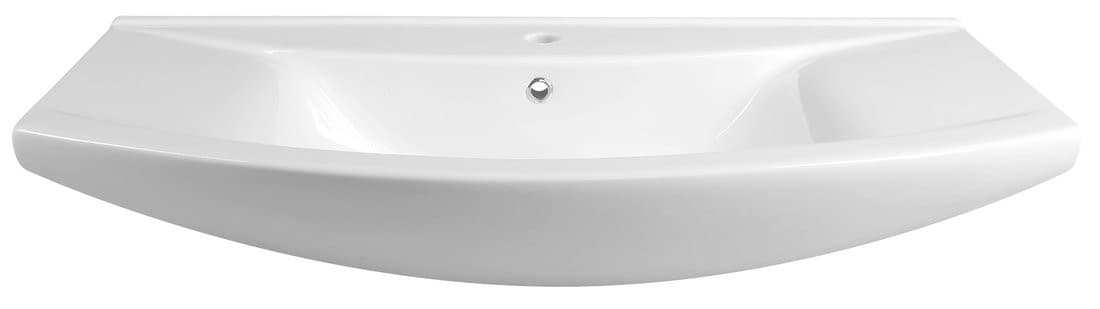 ZERO 97 umywalka meblowa półokrągła 97x51cm, biała