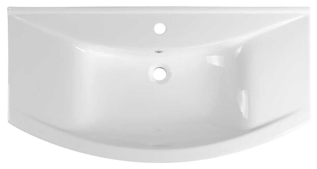 ZERO 97 umywalka meblowa półokrągła 97x51cm, biała