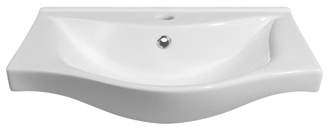 ZARA 55 umywalka meblowa półokrągła 54x44,5 cm biała
