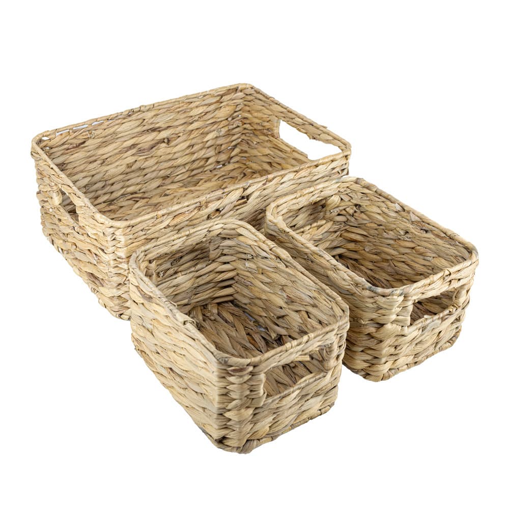 Zestaw koszy z hiacyntu wodnego TALIA 414 KPL