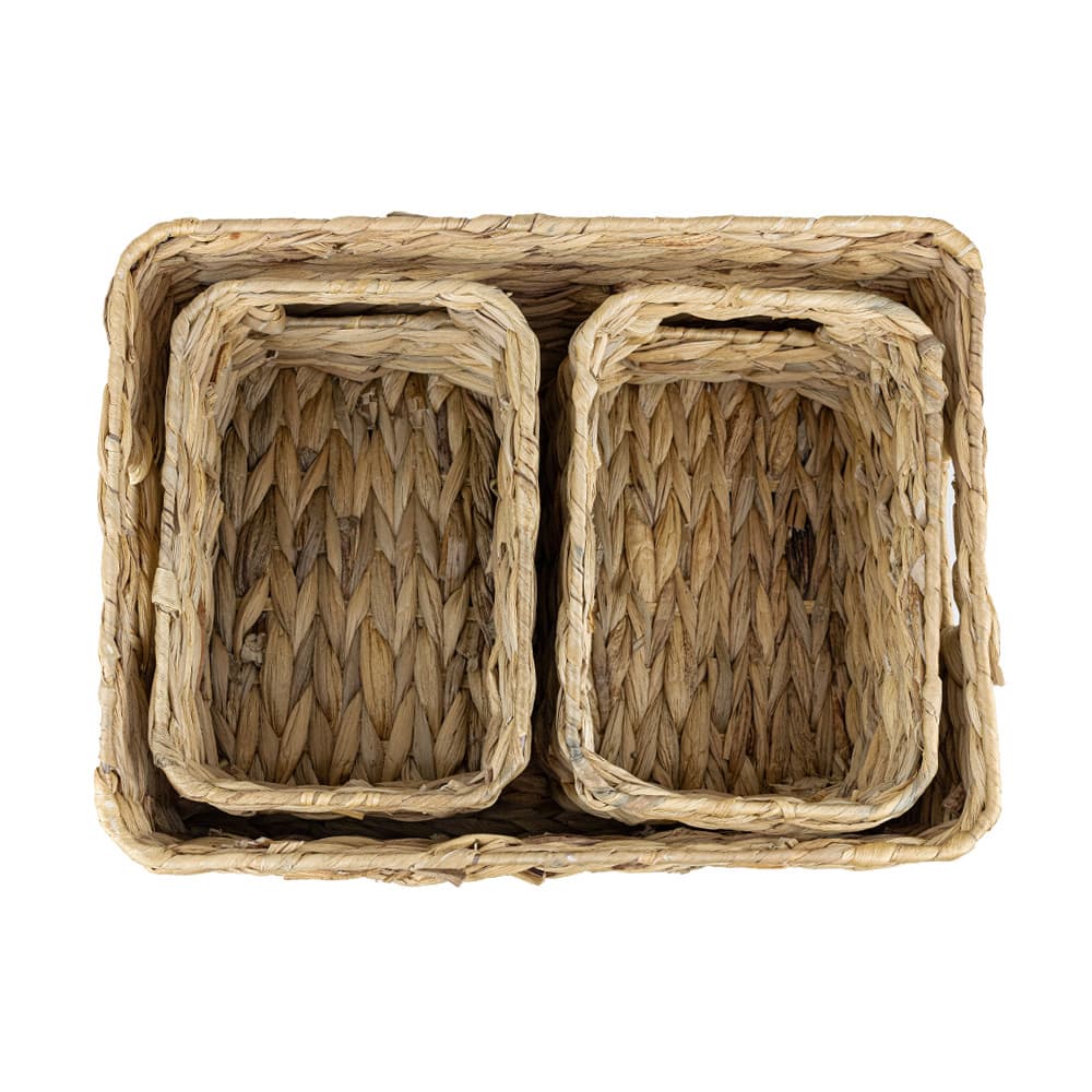 Zestaw koszy z hiacyntu wodnego TALIA 414 KPL