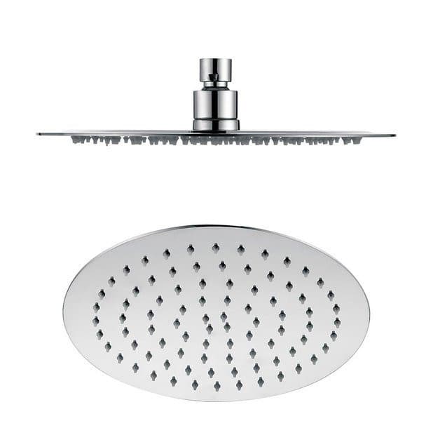 SLIM deszczownia 250mm, polerowana stal nierdzewna