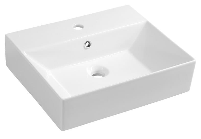 SISTEMA ceramiczna umywalka 50x42 cm, biała