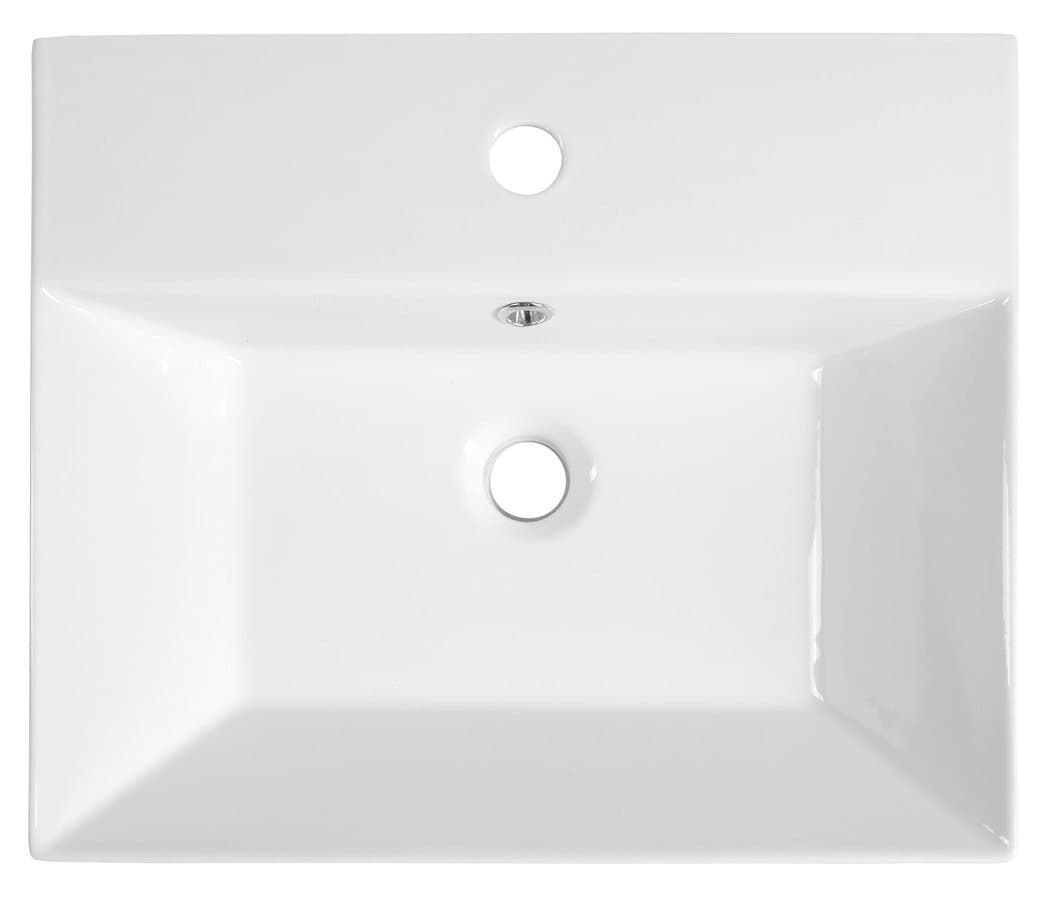 SISTEMA ceramiczna umywalka 50x42 cm, biała