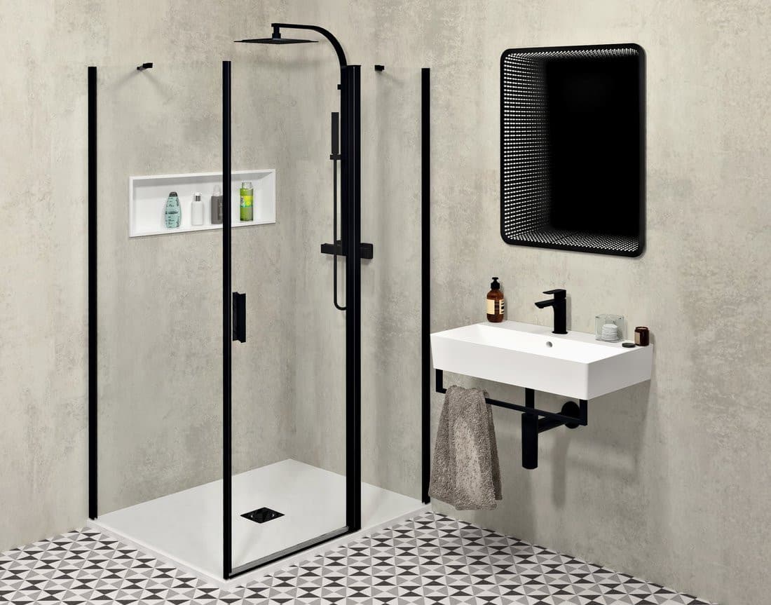 SISTEMA umywalka ceramiczna 70x42 cm, prostokątna biała