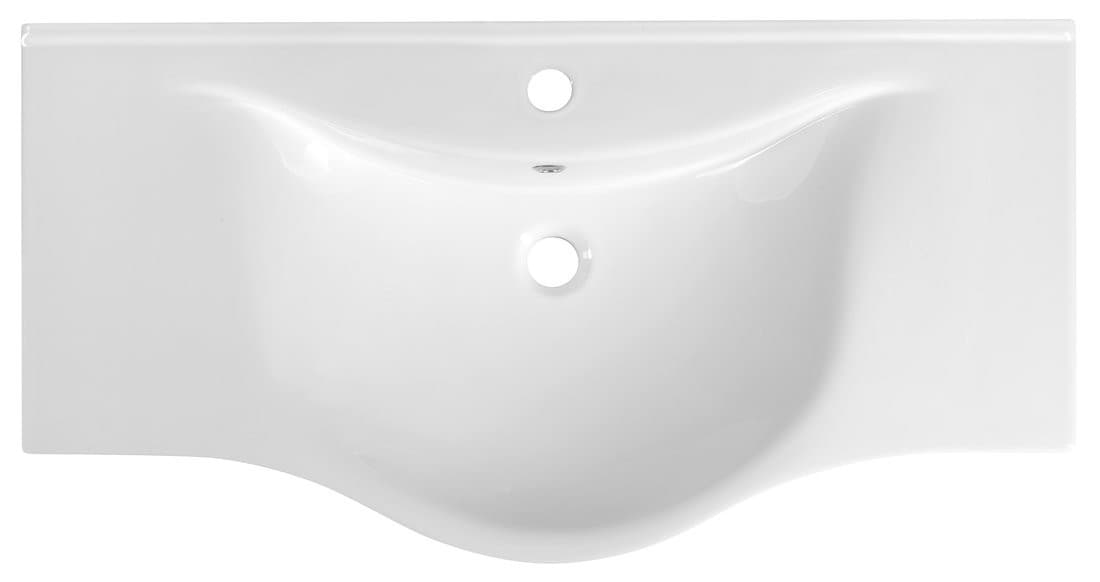 ZARA 100 meblowa umywalka ceramiczna półokrągła 99,5x46,5cm, biały