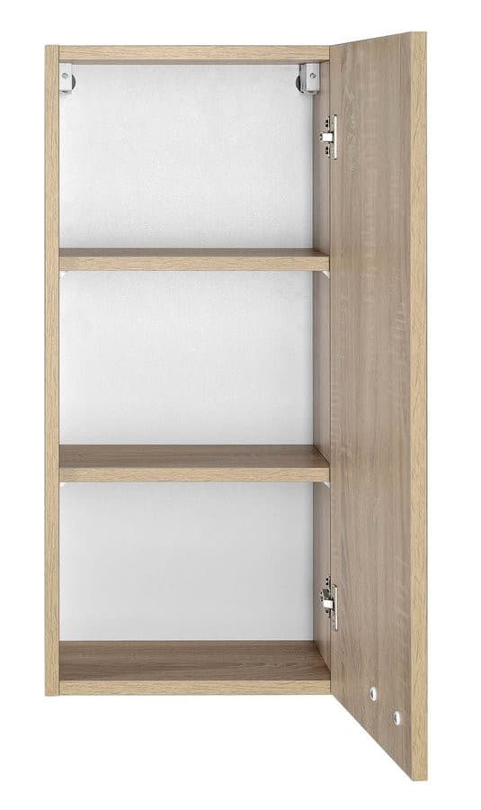 SZAFKA WISZĄCA ZOJA KERAMIA FRESH 35x76x23cm, dąb platin