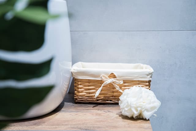 Koszyk wiklinowy AWD Interior brązowy 1583