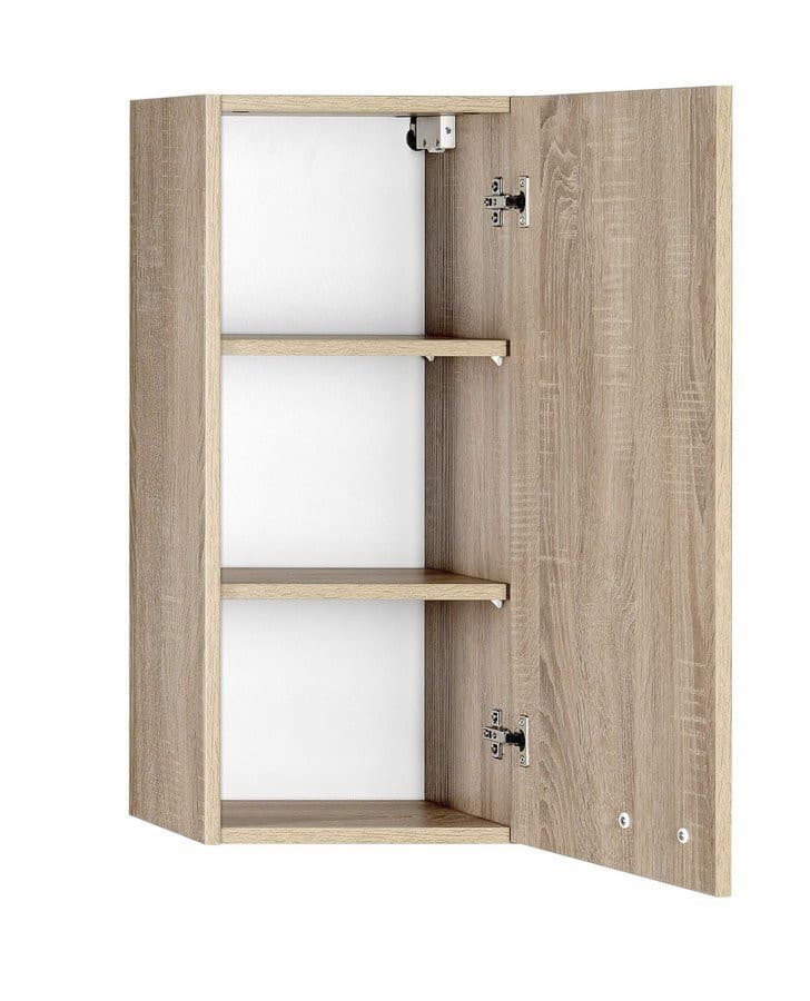 SZAFKA WISZĄCA ZOJA KERAMIA FRESH 35x76x23cm, dąb platin