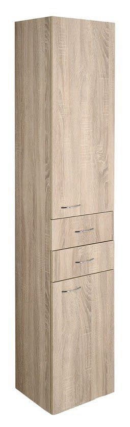 ZOJA KERAMIA FRESH wysoka szafka 35x184x29cm, dąb platin