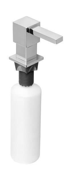 Blatowy dozownik mydła chromowany, kanciaste (350ml)