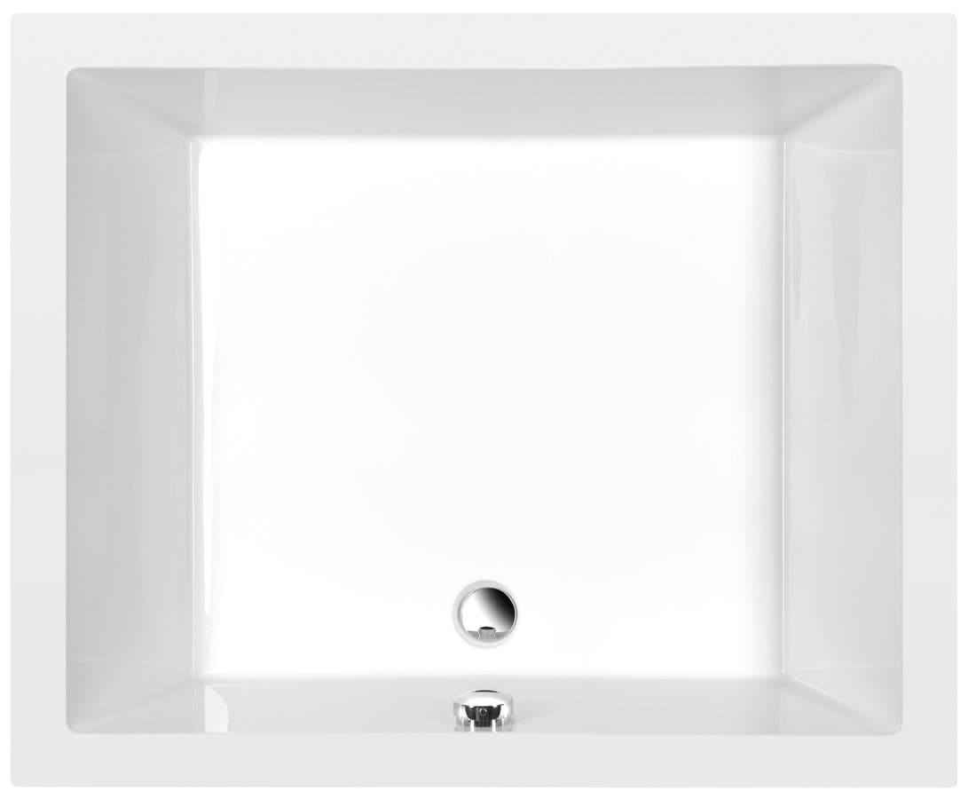 DEEP brodzik prysznicowy głęboki 110x90x26 cm, akrylowy biały
