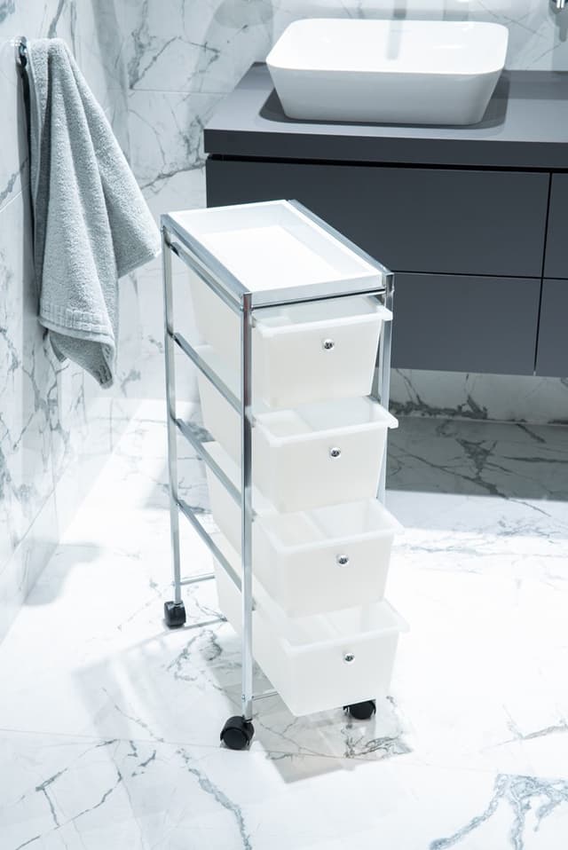 REGAŁ ŁAZIENKOWY Z SZUFLADAMI - AWD Interior