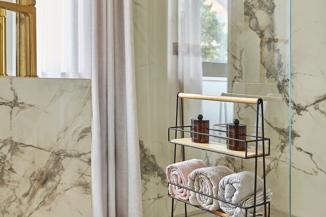 Regał AWD INTERIOR 1935 trzypoziomowy czarny bambus