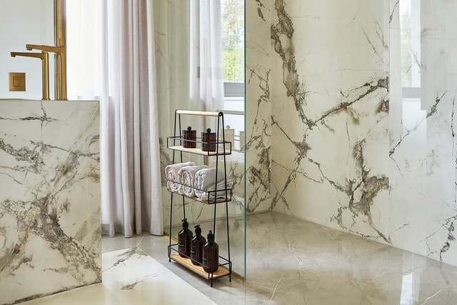 Regał AWD INTERIOR 1935 trzypoziomowy czarny bambus