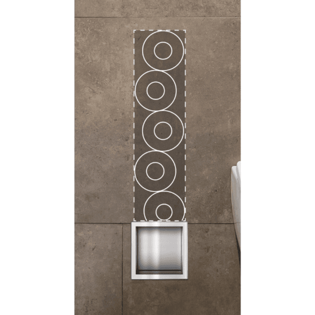 WALL-BOX PAPER 3 - Magazynek na papier INOX