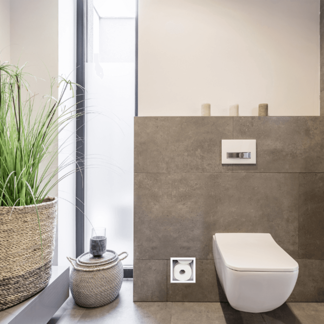 WALL-BOX PAPER-3 White - Magazynek na papier biały