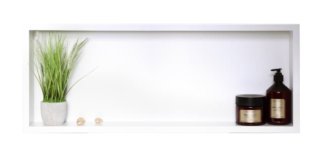 WALL-BOX ONE White - Półka pojedyncza biała 90x30x7 cm