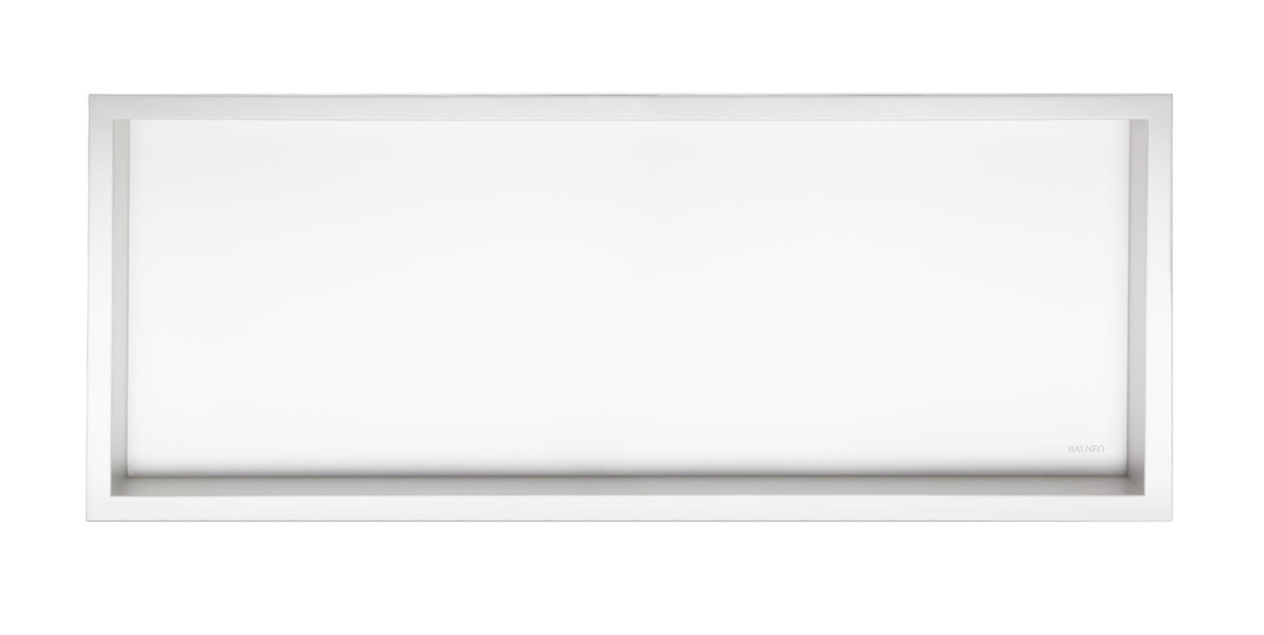 WALL-BOX ONE White - Półka pojedyncza biała 90x30x10 cm