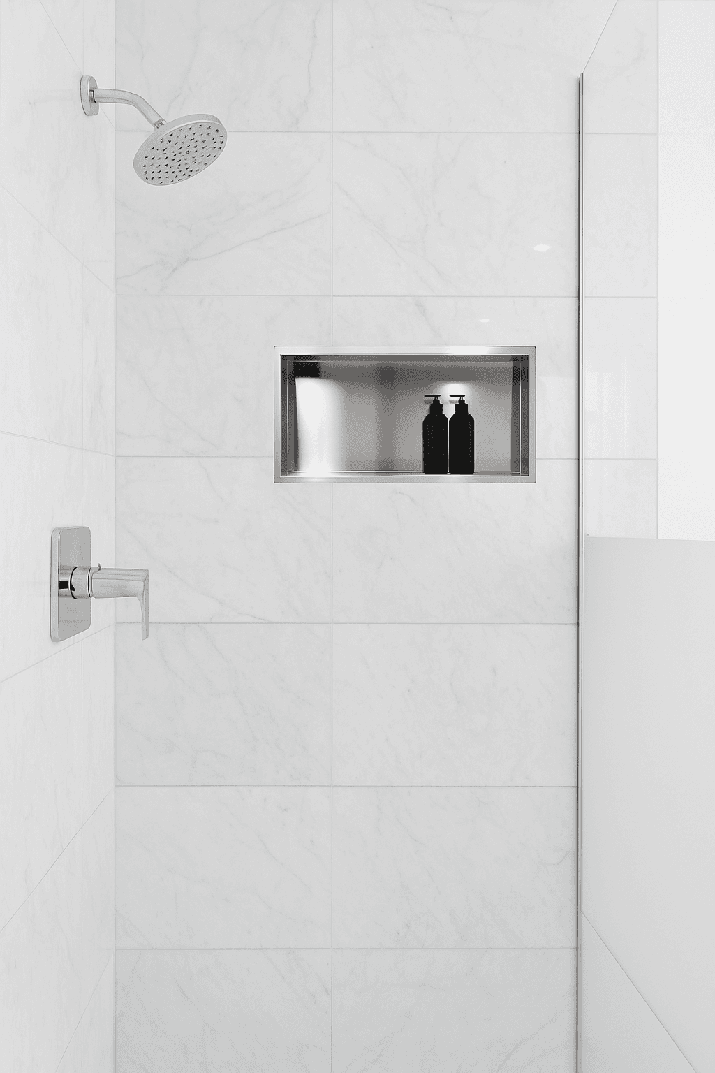 WALL-BOX ONE - Półka wnękowa INOX 60x30x10 cm