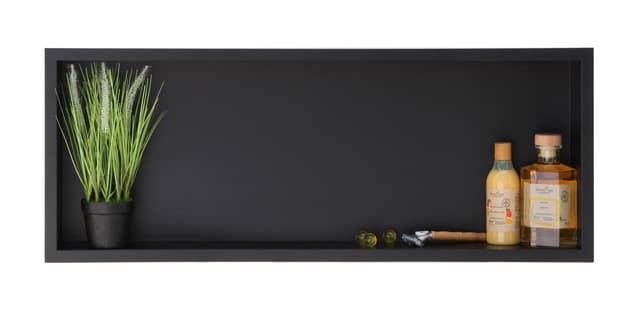 WALL-BOX ONE Black - Półka pojedyncza czarna 90x30x7 cm